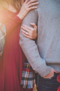 Married Couple Holding Each Other